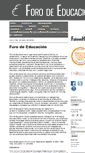 Mobile Screenshot of forodeeducacion.com